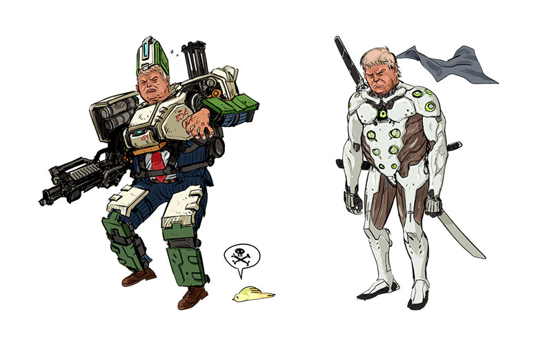 Illustration for article titled Political Ads Show Donald Trump As A Bad Overwatch Player